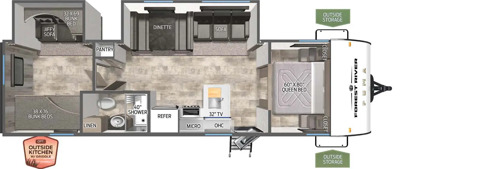 305BHCE Floorplan Image